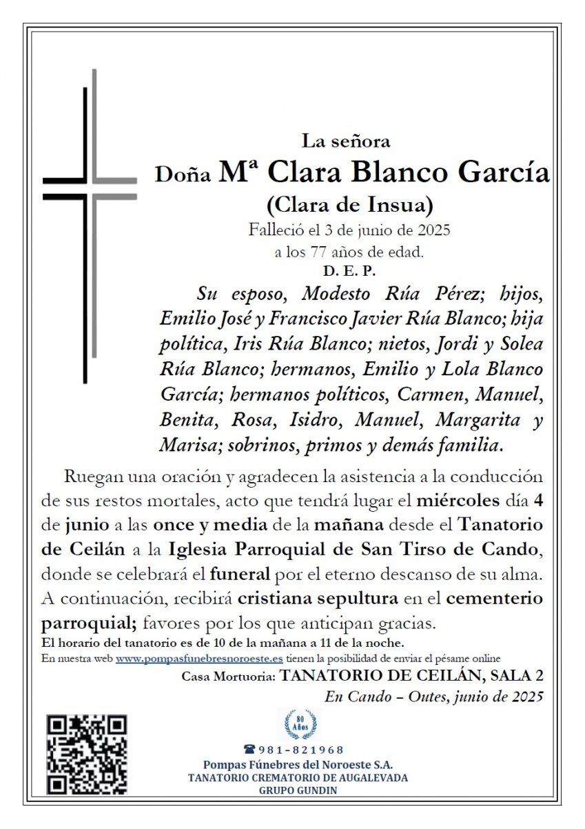 Mª Clara Blanco García web