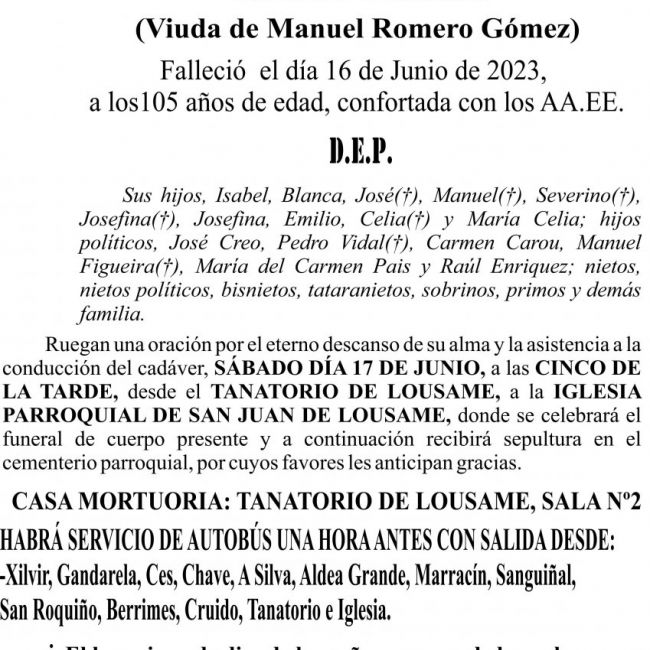 23 06 ESQUELA    Dolores Montero Romero