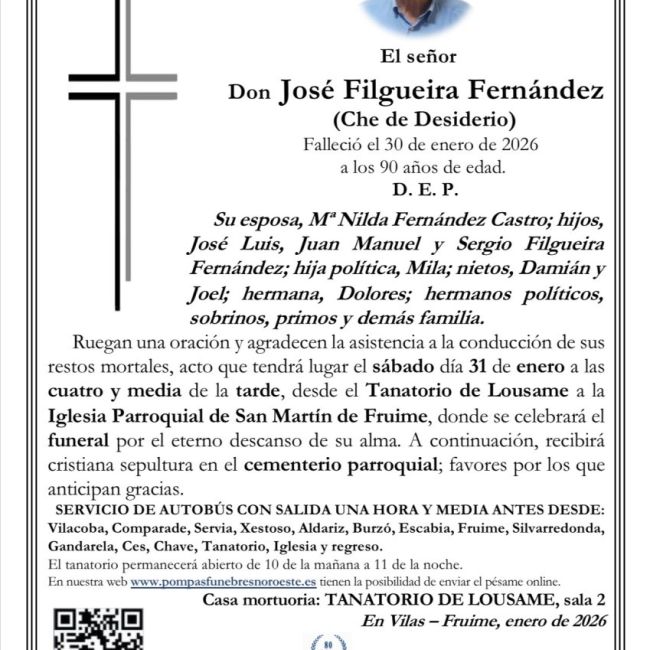 Don José Filgueira Fernández