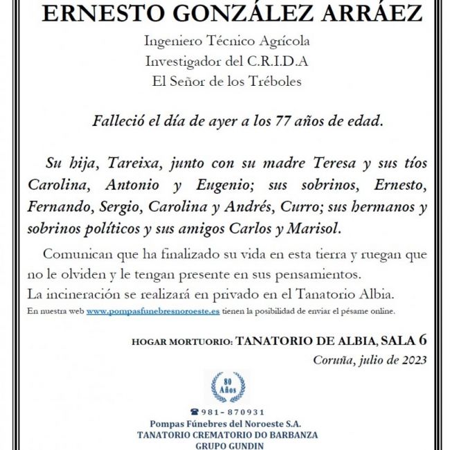 Gonzalez Arraez, Ernesto