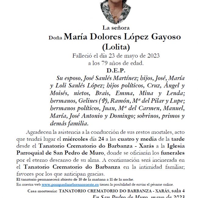 María Dolores López Gayoso