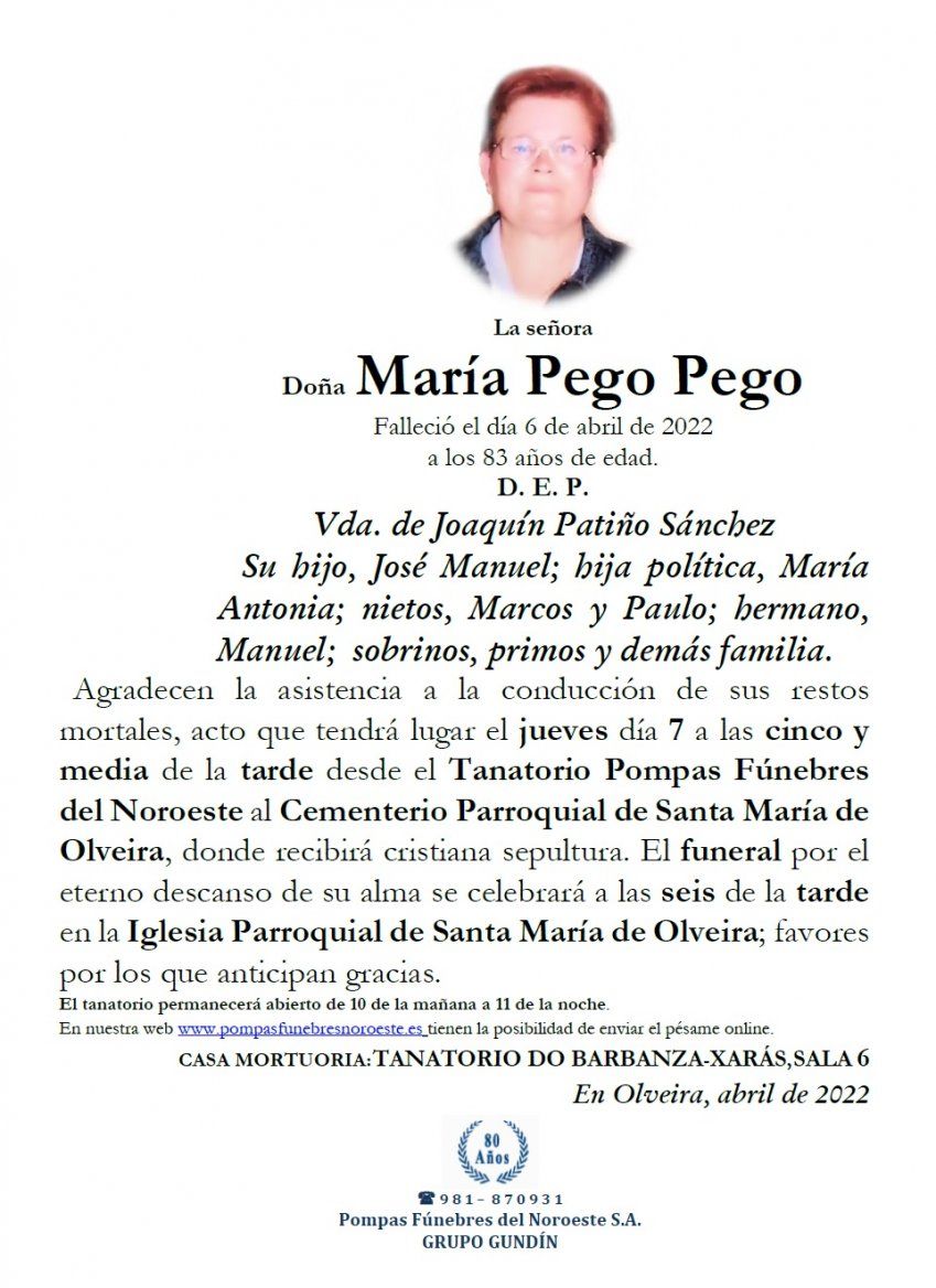 Pego Pego, María.jpg