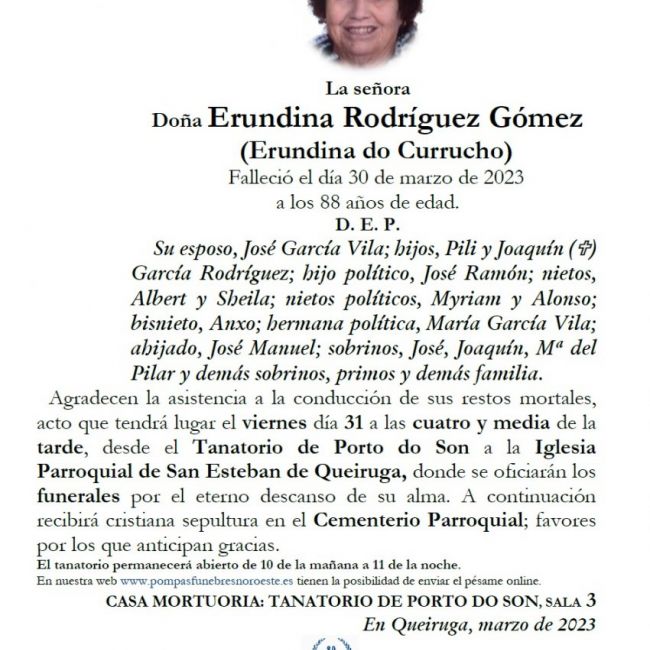Rodriguez Gomez, Erundina