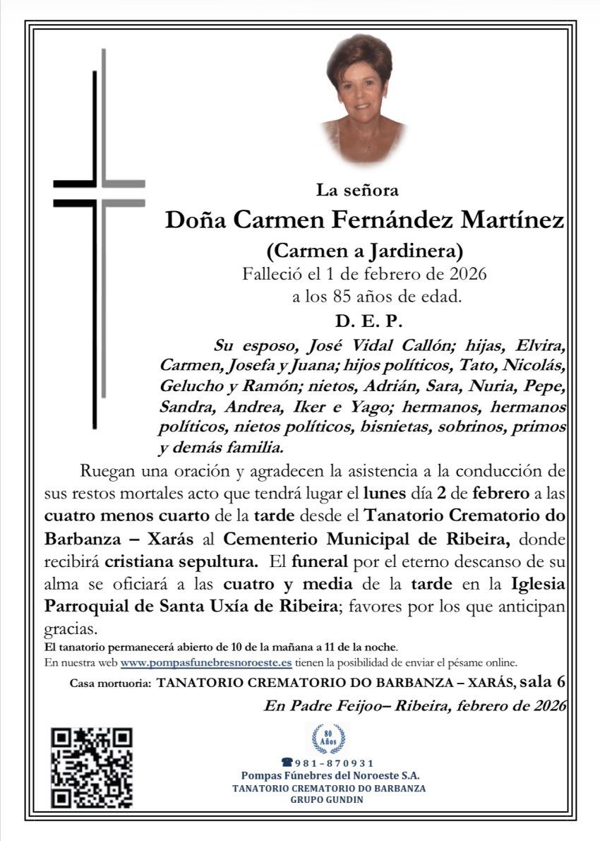 Doña Carmen Fernández Martínez