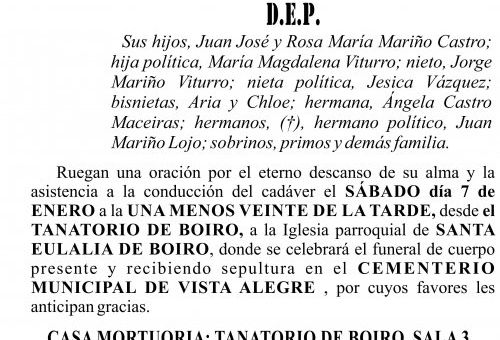 Esquela Boiro 2023