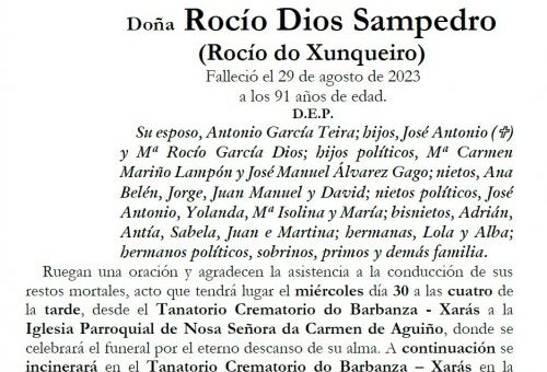 Dios Sampedro, Rocío