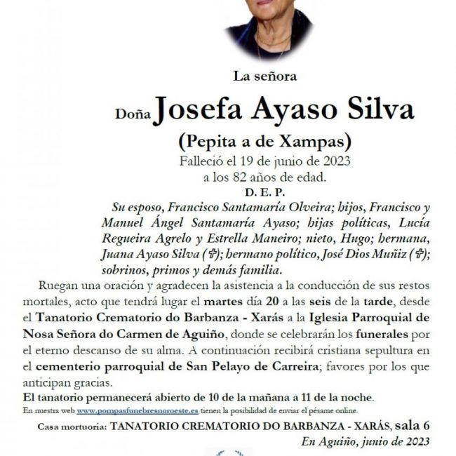 Ayaso Silva Josefa