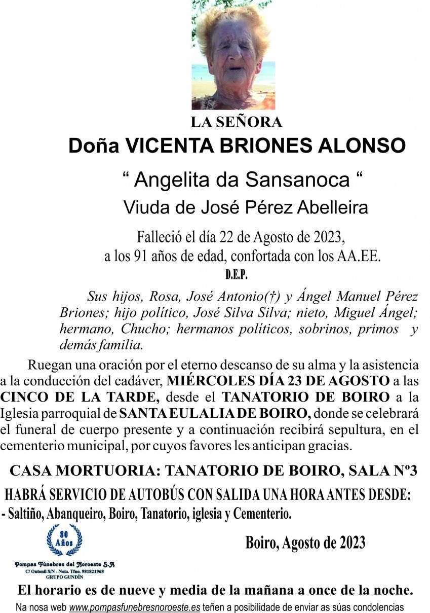 08 23 Esquela, vicenta briones