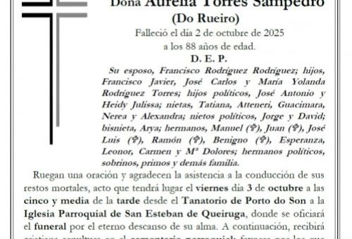 Torres Sampedro, Aurelia