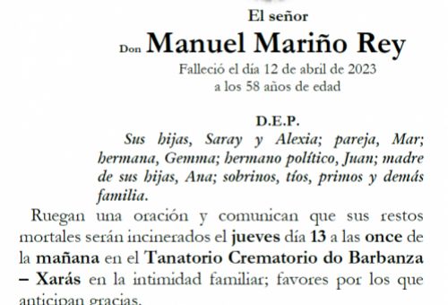 manuel mariño rey jueves
