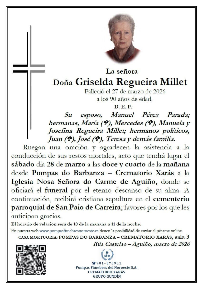 Regueira Millet, Griselda