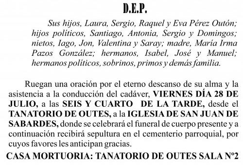 23 07 ESQUELA    Domingo Eladio Perez Pazos