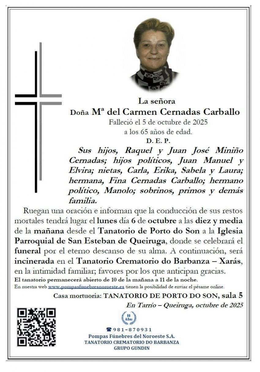 Cernadas Carballo, M Carmen