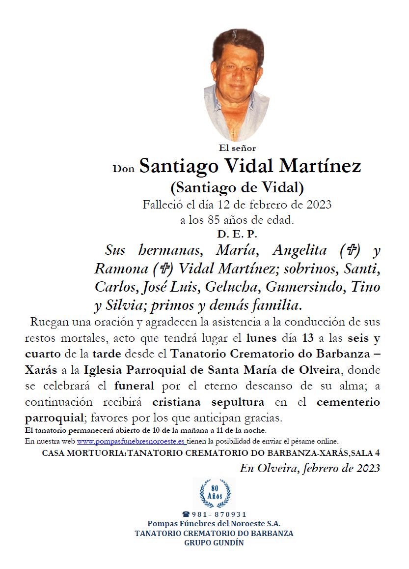 Santiago Vidal MARTINEZ
