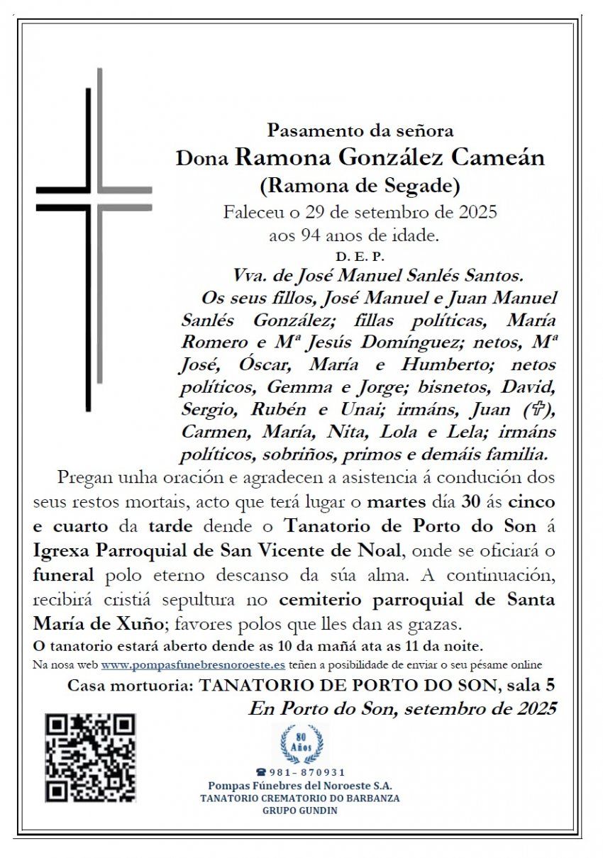 Gonzalez Camean, Ramona
