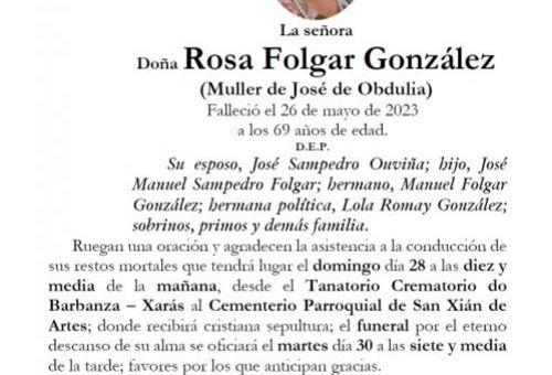 Folgar González Rosa