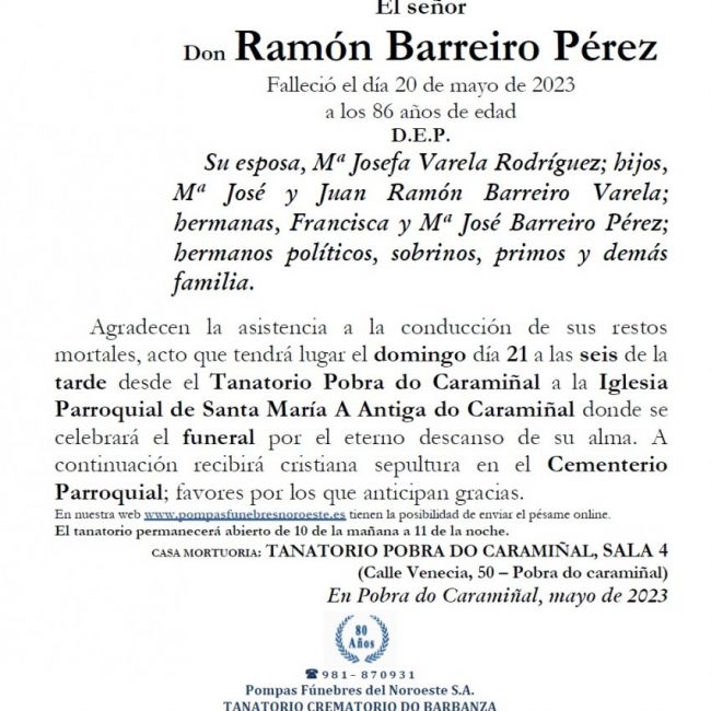 Barreiro Perez, Ramon