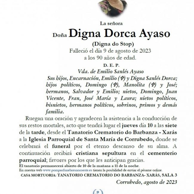 Dorca Ayaso Digna