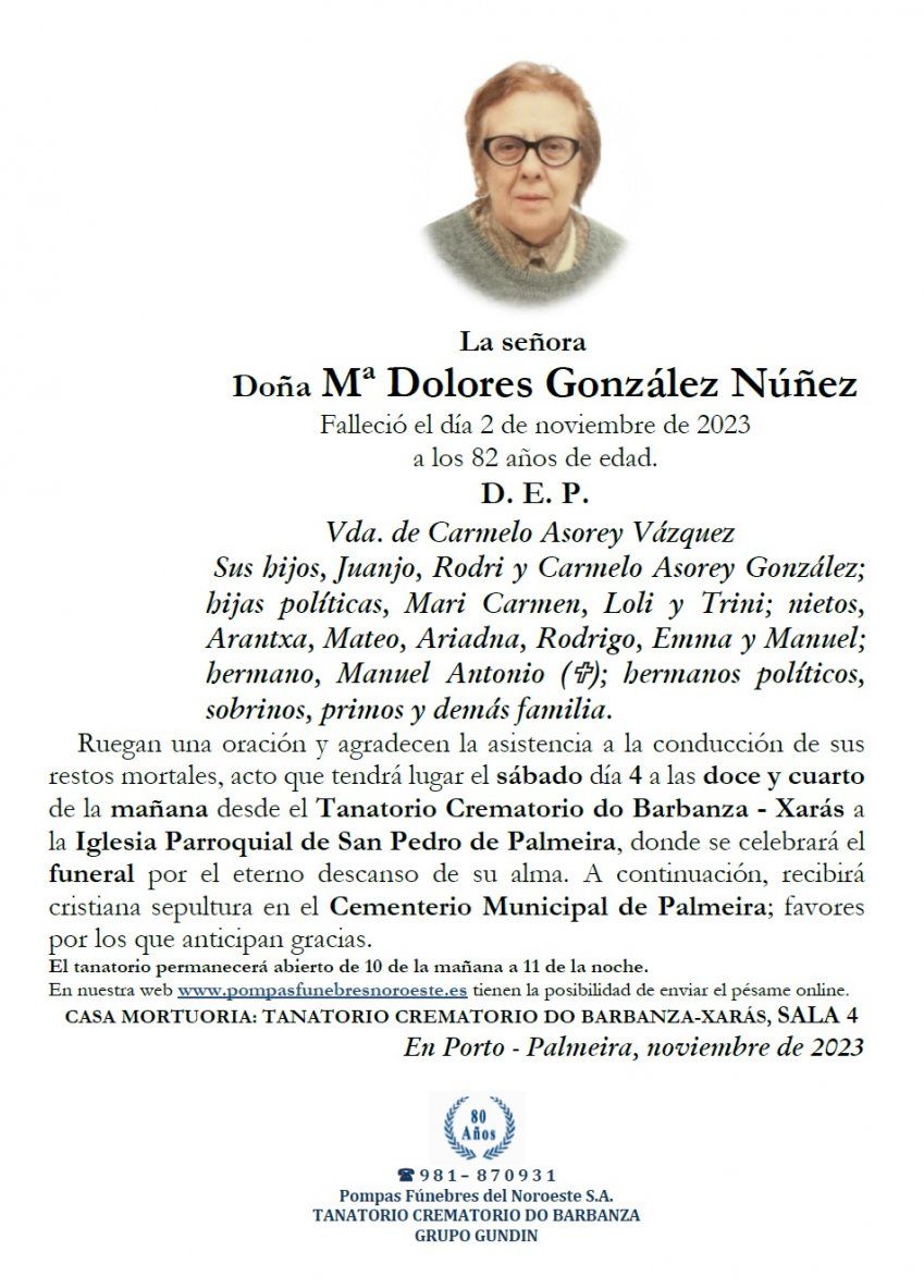 González Núñez Mª Dolores