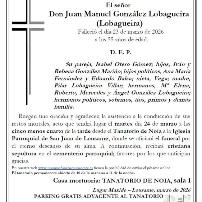 Gonzalez Lobagueira Juan Manuel