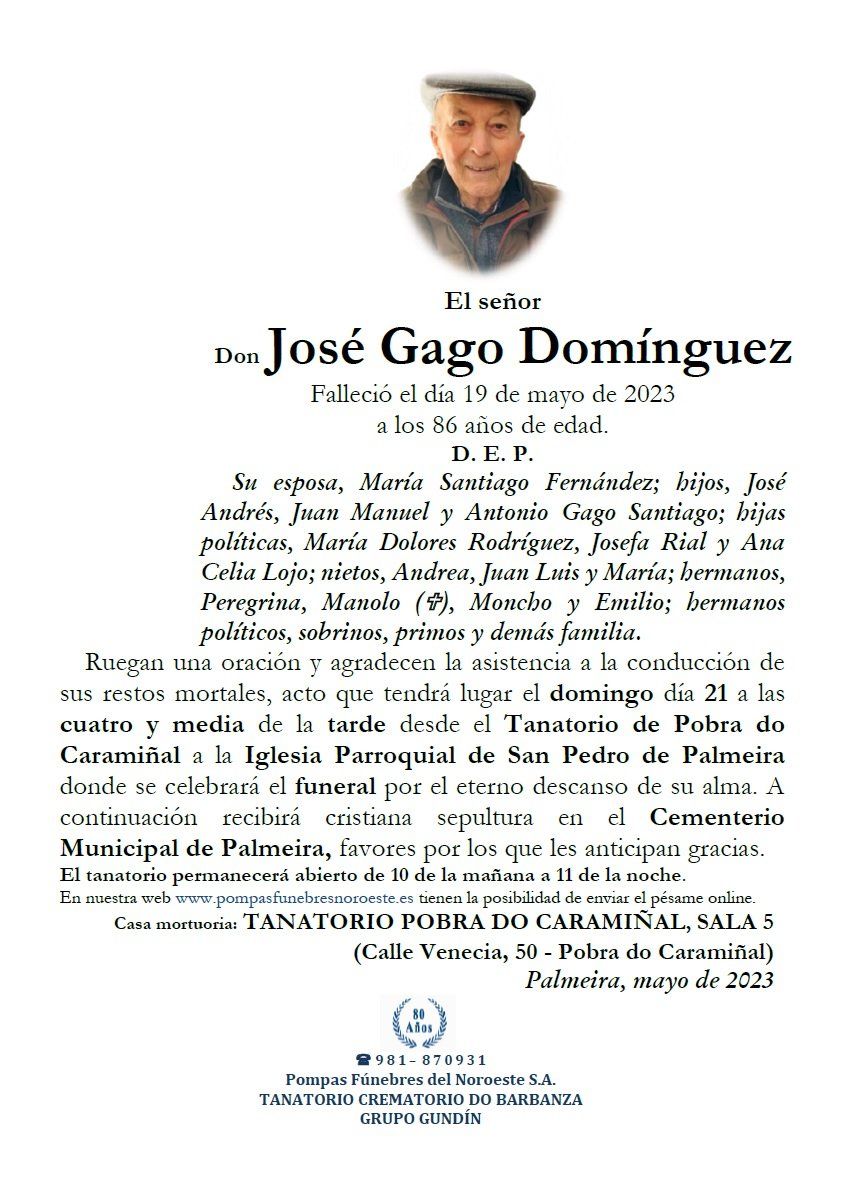 José Gago Domínguez