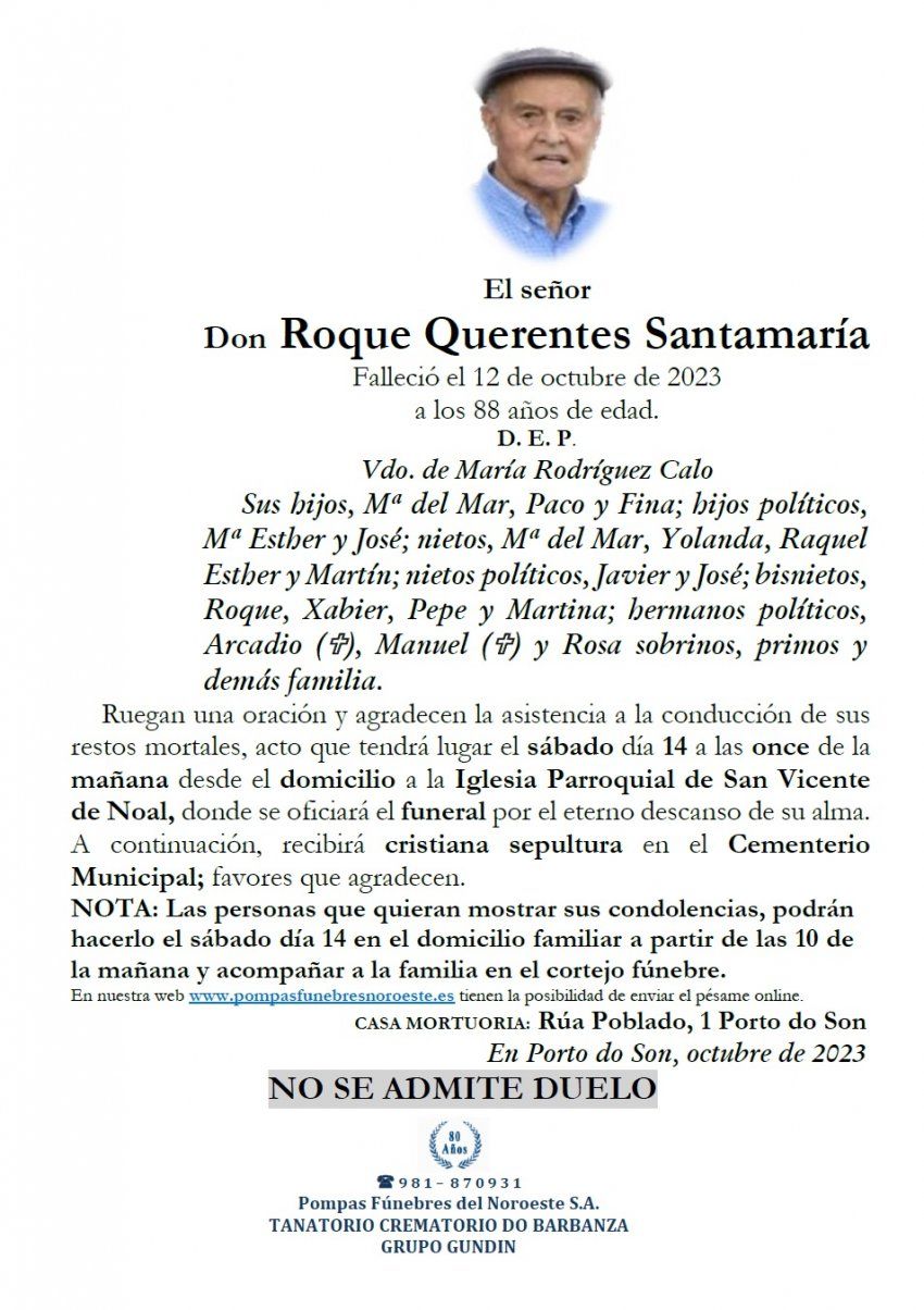Querentes Santamaría, Roque