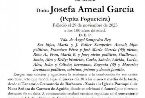 Ameal Garcia, Josefa