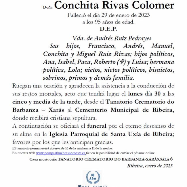Conchita Rivas  Colomer