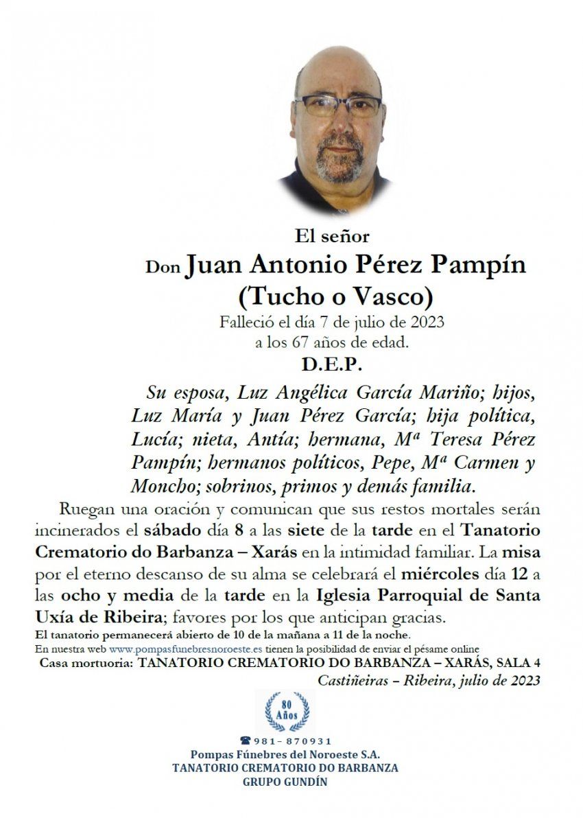 Perez Pampin, Juan Antonio