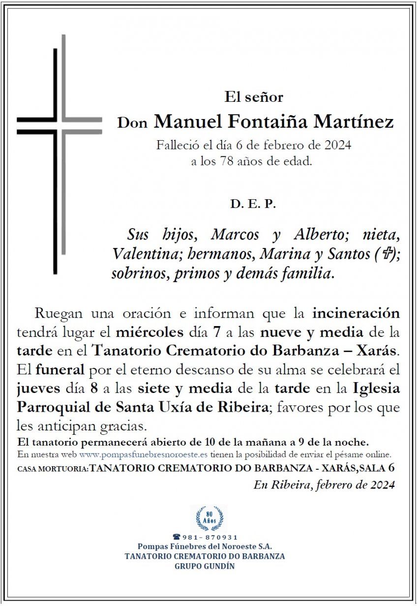 Fontaiña Martínez, Manuel