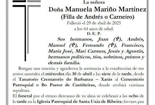 Manuela Mariño Martínez