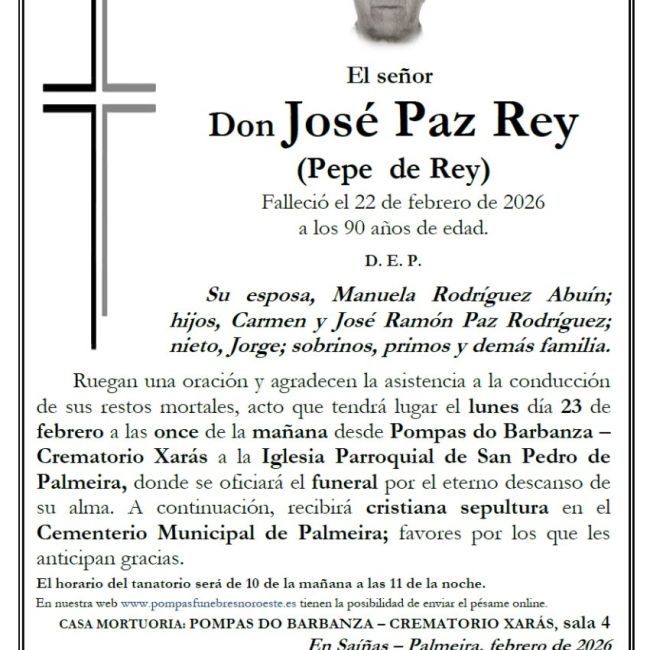 Paz Rey, jose