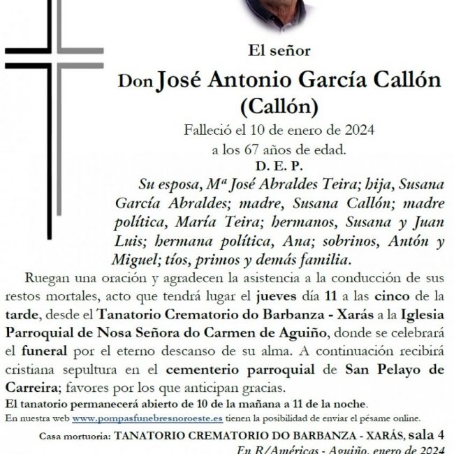 josé Antonio García Callón
