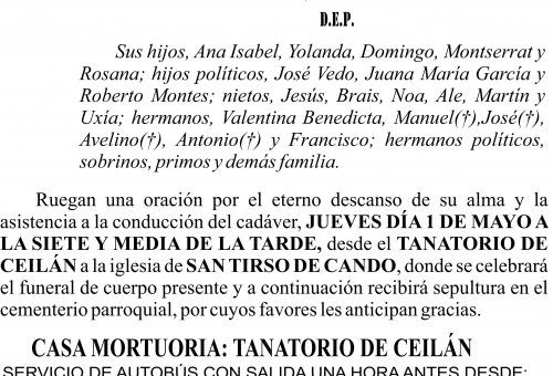 Copia de seguridad de ESQUELA 2025  BENEDICTA BLANCO LEIS