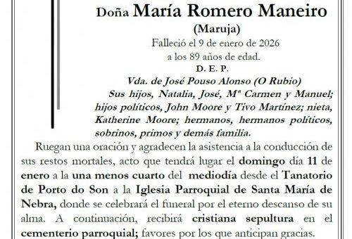 Romero Maneiro, Maria