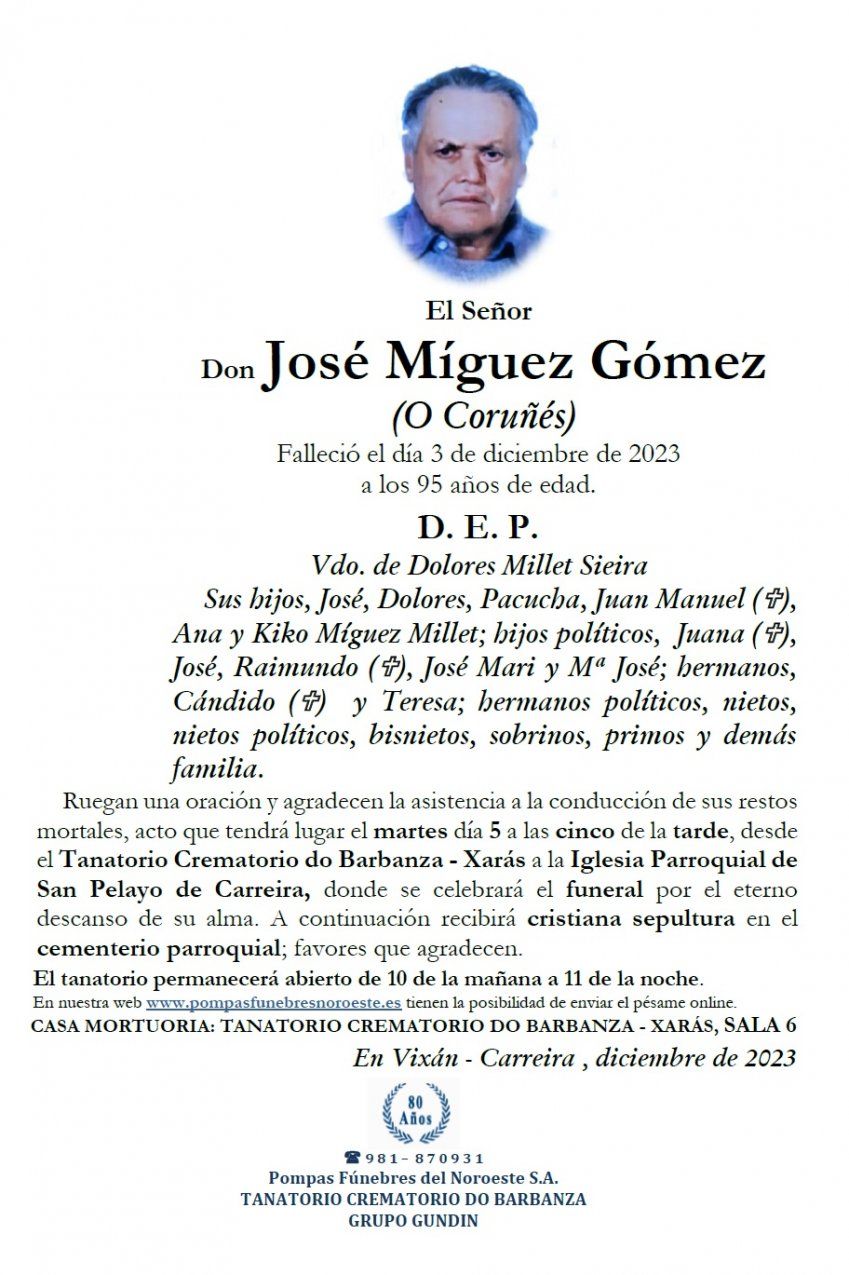 Míguez Gómez, José