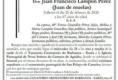 Lampon Perez, Juan Francisco