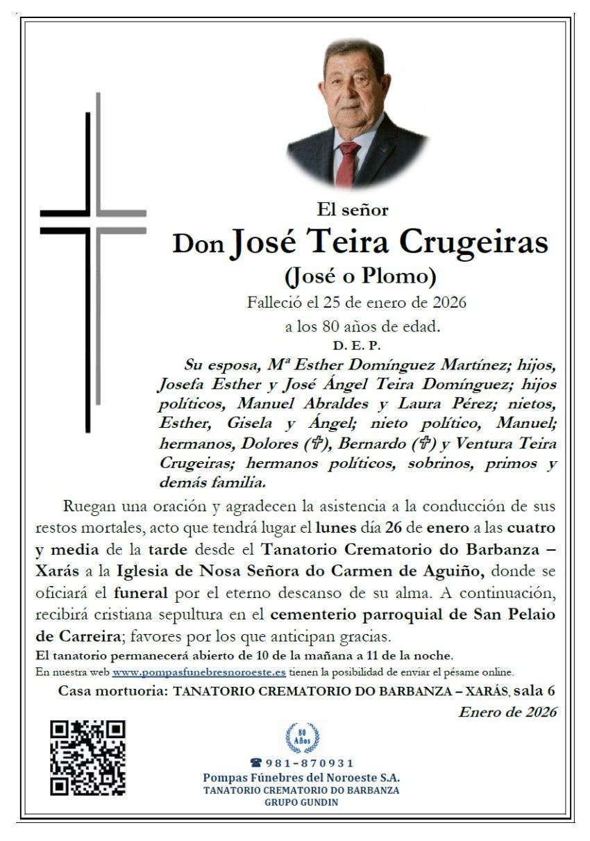 Teira Crugeiras, Jose