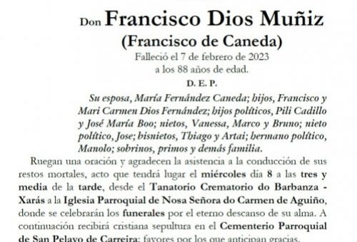 Dios Muñiz, Francisco