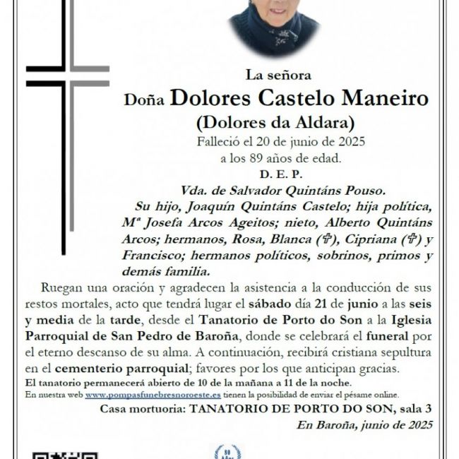Castelo Maneiro, Dolores