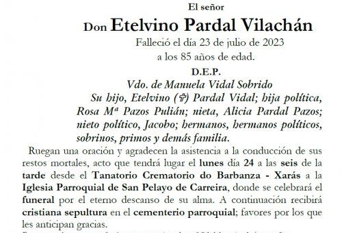 Pardal Vilachan, Etelvino
