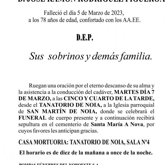 23 02 ESQUELA   josé ramón rodríguez figueroa