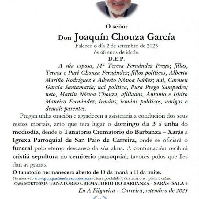 Joaquín Chouza García