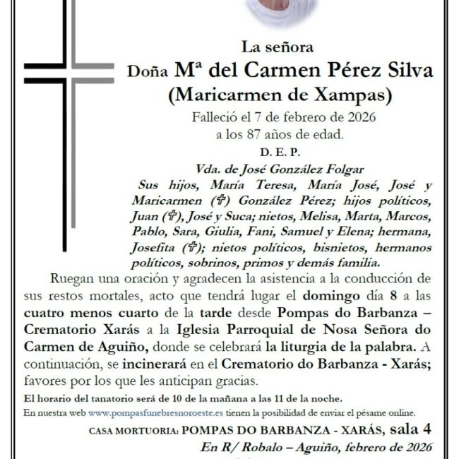 Perez Silva, Maria del Carmen