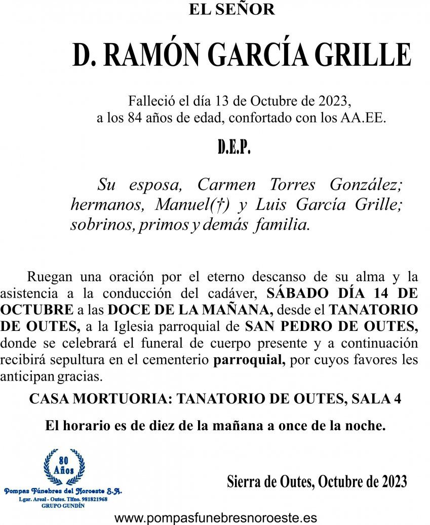 07 23 Esquela, ramon garcia grille
