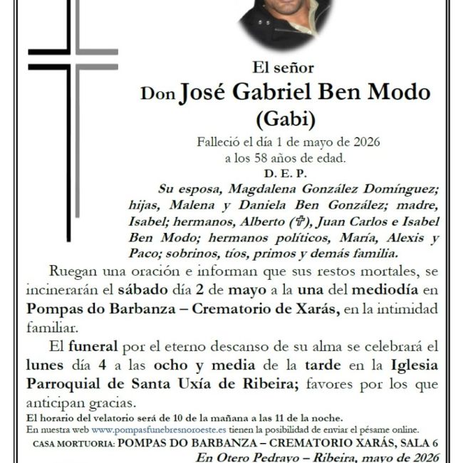 Ben Modo, Jose Gabriel