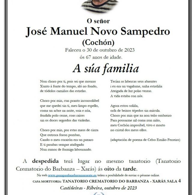 Novo Sampedro, José Manuel