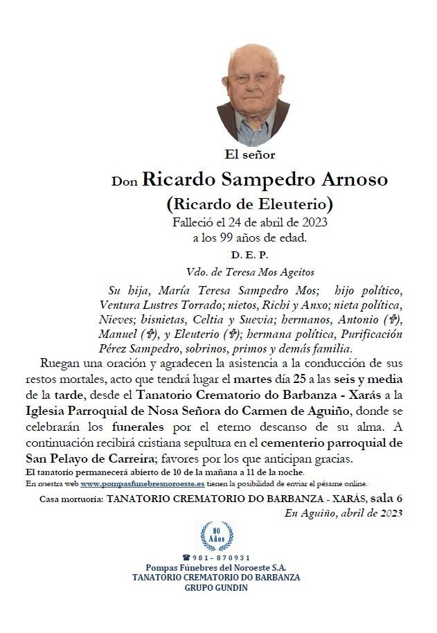 Sampedro Arnoso, Ricardo