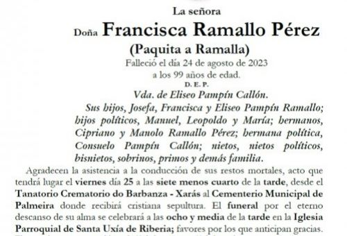 Ramallo Pérez, Francisca