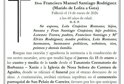 Santiago Rodriguez, Francisco Manuel